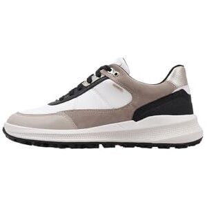 Geox Damen D PG1X B ABX A Sneaker, White/LT Taupe, 36 EU Geox Damen D PG1X B ABX A Sneaker, White/LT Taupe, 36 EU