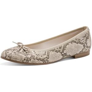 Tamaris Damen Ballerina flach, beige, 41 EU Tamaris Damen Ballerina flach, beige, 41 EU
