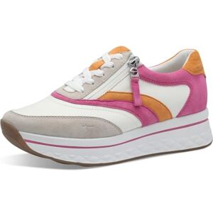 Tamaris Comfort Damen Plateau Sneaker mit Reißverschluss Sportlich, Mehrfarbig (Fuchsia Comb), 37 EU Tamaris Comfort Damen Plateau Sneaker mit Reißverschluss Sportlich, Mehrfarbig (Fuchsia Comb), 37 EU