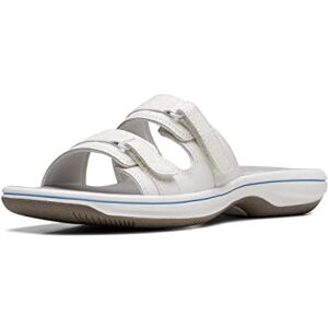 Clarks Breeze Piper für Damen, Weißes Synthetikmaterial, 41.5 EU Clarks Breeze Piper für Damen, Weißes Synthetikmaterial, 41.5 EU