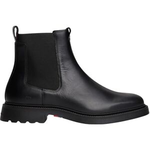 Tommy Hilfiger Herren Chelsea Boots Comfort aus Leder, Schwarz (Black), 42 Tommy Hilfiger Herren Chelsea Boots Comfort aus Leder, Schwarz (Black), 42