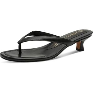 MARCO TOZZI Damen Pantolette Leder weiches Feel Me Fußbett Lederweiches Innenfutter Queensize, schwarz (Black), 40 EU MARCO TOZZI Damen Pantolette Leder weiches Feel Me Fußbett Lederweiches Innenfutter Queensize, schwarz (Black), 40 EU