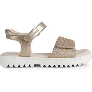 Geox Mädchen J Coralie Gir Sandal, Platinum, 31 EU Geox Mädchen J Coralie Gir Sandal, Platinum, 31 EU