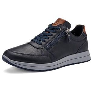 ARA Herren Matteo Sneaker, Blau Cognac, 42 EU Weit ARA Herren Matteo Sneaker, Blau Cognac, 42 EU Weit
