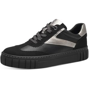 MARCO TOZZI Damen Plateau Sneaker mit Schnürsenkeln Freizeit, Schwarz (Black Comb), 39 EU MARCO TOZZI Damen Plateau Sneaker mit Schnürsenkeln Freizeit, Schwarz (Black Comb), 39 EU
