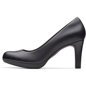 Clarks Damen Adriel Viola Uniform-Schuh, Schwarzes Leder, 38.5 EU Weit Clarks Damen Adriel Viola Uniform-Schuh, Schwarzes Leder, 38.5 EU Weit