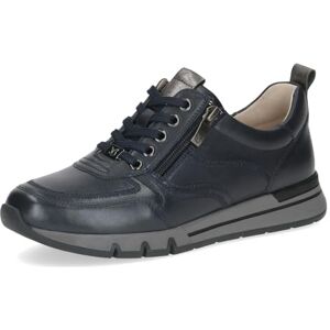 CAPRICE Comfort Damen Sneaker flach aus Leder Mehrweite H, Blau (Ocean Comb), 38 EU CAPRICE Comfort Damen Sneaker flach aus Leder Mehrweite H, Blau (Ocean Comb), 38 EU