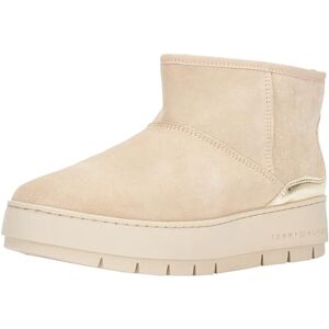Tommy Hilfiger Damen Low Boot Stiefel Wildleder, (White Clay), 40 Tommy Hilfiger Damen Low Boot Stiefel Wildleder, (White Clay), 40