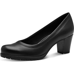 Jana Damen Pumps mit Blockabsatz Vegan, Schwarz (Schwarz), 38 EU Jana Damen Pumps mit Blockabsatz Vegan, Schwarz (Schwarz), 38 EU