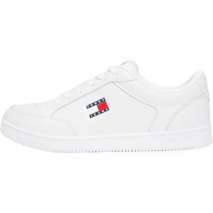 Tommy Jeans Herren Cupsole Sneaker Long Lace zum Schnüren, Weiß (Ecru), 44 Tommy Jeans Herren Cupsole Sneaker Long Lace zum Schnüren, Weiß (Ecru), 44