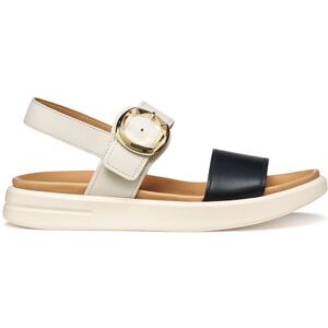 Geox Damen D XAND 2S A Wedge Sandal, LT Sand/Black, 40 EU Geox Damen D XAND 2S A Wedge Sandal, LT Sand/Black, 40 EU