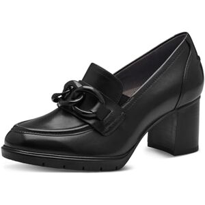 Tamaris COMFORT Damen Trotteur aus Leder mit Blockabsatz, Schwarz (Black Nappa), 40 EU Tamaris COMFORT Damen Trotteur aus Leder mit Blockabsatz, Schwarz (Black Nappa), 40 EU