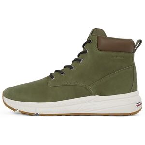 Tommy Hilfiger Herren Low Boot Stiefel Light Hybrid aus Leder, Grün (Army Green), 41 Tommy Hilfiger Herren Low Boot Stiefel Light Hybrid aus Leder, Grün (Army Green), 41