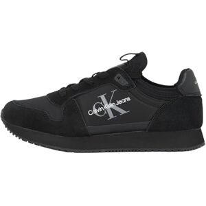Calvin Damen Runner Sneaker Sock Laceup Low Top, Schwarz (Trpl Black), 36 Calvin Damen Runner Sneaker Sock Laceup Low Top, Schwarz (Trpl Black), 36