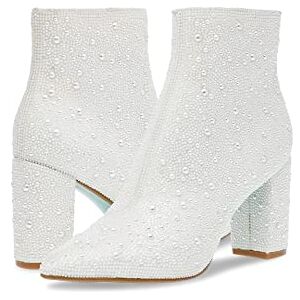 Betsey Johnson Damen Sb-Cady Stiefelette, pearl, 38/39 EU (Etikettengröße 8) Betsey Johnson Damen Sb-Cady Stiefelette, pearl, 38/39 EU (Etikettengröße 8)