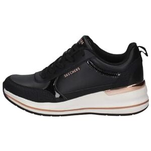 Skechers Damen Billion 2 Fine ShineBillion 2 Mid Schnürschuh, Schwarzer Duraleather-Lackbesatz, 40 EU Skechers Damen Billion 2 Fine ShineBillion 2 Mid Schnürschuh, Schwarzer Duraleather-Lackbesatz, 40 EU