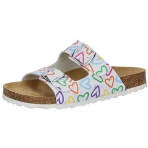Lico Damen Bioline Heart Pantoletten, Weiß, 42 EU Lico Damen Bioline Heart Pantoletten, Weiß, 42 EU