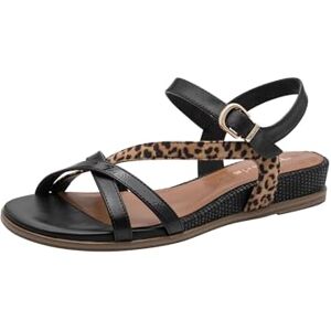 Tamaris Damen Sandalette flach, schwarz, 38 EU Tamaris Damen Sandalette flach, schwarz, 38 EU