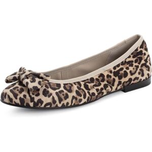 MARCO TOZZI Damen Ballerinas weiches Feel Me Fußbett Leder weiches Innenfutter Modisch, beige (Leo BEIGE), 41 EU MARCO TOZZI Damen Ballerinas weiches Feel Me Fußbett Leder weiches Innenfutter Modisch, beige (Leo BEIGE), 41 EU