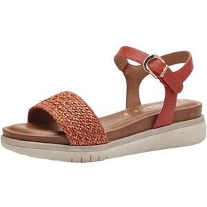 Tamaris Damen Plateau Sandalen Textile Vegan Sommer; ORANGE/orange; 36 Tamaris Damen Plateau Sandalen Textile Vegan Sommer; ORANGE/orange; 36