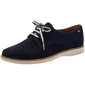 Tamaris Damen Schnürer Leder flach, blau, 39 EU Tamaris Damen Schnürer Leder flach, blau, 39 EU