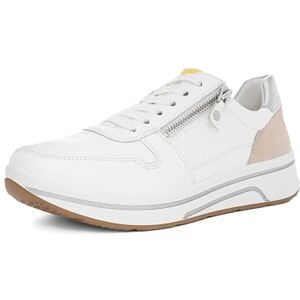 ARA Damen Sneaker Sapporo Weiss,Limoncello,Shell,Silber Gr. 40 ARA Damen Sneaker Sapporo Weiss,Limoncello,Shell,Silber Gr. 40