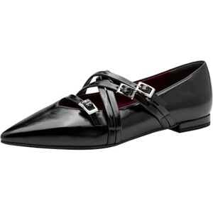Tamaris Damen Ballerina Vegan schwarz 37 Tamaris Damen Ballerina Vegan schwarz 37