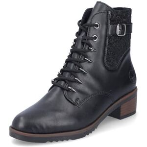 Rieker Damen Schnürstiefeletten Y0500, Frauen Stiefeletten,halbstiefel,Kurzstiefel,uebergangsschuhe,uebergangsstiefel,schwarz (00),43 EU / 9 UK Rieker Damen Schnürstiefeletten Y0500, Frauen Stiefeletten,halbstiefel,Kurzstiefel,uebergangsschuhe,uebergangsstiefel,schwarz (00),43 EU / 9 UK
