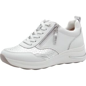 Tamaris Comfort Damen Sneaker flach mit Schnürsenkeln mit Reißverschluss, Weiß (White Nappa), 39 EU Tamaris Comfort Damen Sneaker flach mit Schnürsenkeln mit Reißverschluss, Weiß (White Nappa), 39 EU