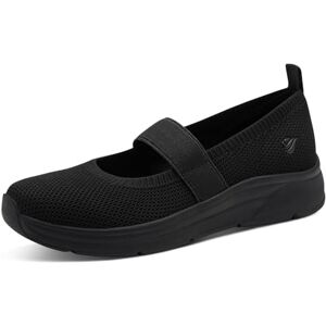 Jana Damen Ballerina Strap Vegan 8-22183-46 Black (schwarz, 40 EU) Jana Damen Ballerina Strap Vegan 8-22183-46 Black (schwarz, 40 EU)