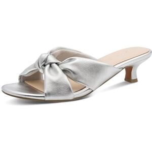 MARCO TOZZI Damen Sandale weiches Feel Me Fußbett Stylisch, metallic (Silver), 37 EU MARCO TOZZI Damen Sandale weiches Feel Me Fußbett Stylisch, metallic (Silver), 37 EU