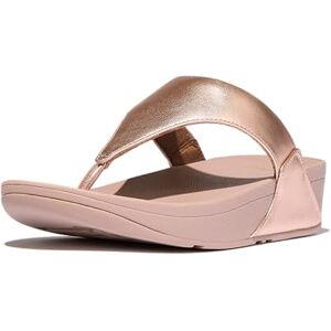 Fitflop Women's Lulu Leather Flip Flops, Toe-Post Sandals, Comfortable with Natural Arch Support Rose Gold 4.5 UK Fitflop Women's Lulu Leather Flip Flops, Toe-Post Sandals, Comfortable with Natural Arch Support Rose Gold 4.5 UK