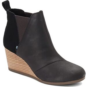 TOMS Kelsey Damen-Casual-Stiefel, knöchelhoch, mittelhoher Absatz 5–7,6 cm, Schwarz, Schwarzes Leder/Wildleder, 38.5 EU TOMS Kelsey Damen-Casual-Stiefel, knöchelhoch, mittelhoher Absatz 5–7,6 cm, Schwarz, Schwarzes Leder/Wildleder, 38.5 EU