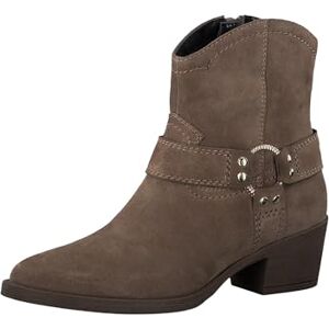 Tamaris Damen Absatzstiefelette Leder Blockabsatz bequem; BROWN, EU 36 Tamaris Damen Absatzstiefelette Leder Blockabsatz bequem; BROWN, EU 36