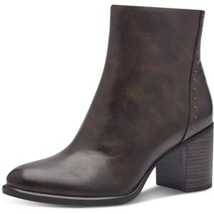 MARCO TOZZI Damen Stiefeletten mit Absatz Elegant mit Reißverschluss, Braun (Cafe Antic), 40 EU MARCO TOZZI Damen Stiefeletten mit Absatz Elegant mit Reißverschluss, Braun (Cafe Antic), 40 EU