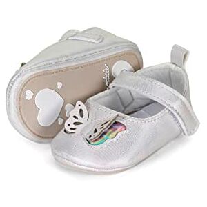 Sterntaler Baby Mädchen Ballerina Baby Babyballerina Schmetterling Babyschuhe, Baby Ballerina Schuhe mit leichtem Glitzereffekt weiß, 16 Sterntaler Baby Mädchen Ballerina Baby Babyballerina Schmetterling Babyschuhe, Baby Ballerina Schuhe mit leichtem Glitzereffekt weiß, 16