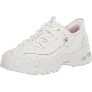 Skechers D-Lites Damen-Slip-Ins mit freien Händen, Weiß/Silber, 40 EU Skechers D-Lites Damen-Slip-Ins mit freien Händen, Weiß/Silber, 40 EU
