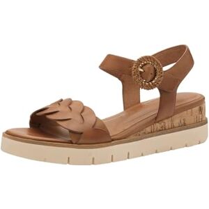 Tamaris Sandalette Damen Keilabsatz braun,EU 40 Tamaris Sandalette Damen Keilabsatz braun,EU 40