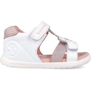 Biomecanics Sandalen mit Schmetterling, Weiß Biomecanics Sandalen mit Schmetterling, Weiß