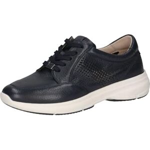 CAPRICE Damen Sneaker flach aus Leder mit Lochmuster, Blau (Ocean Deer), 39 EU CAPRICE Damen Sneaker flach aus Leder mit Lochmuster, Blau (Ocean Deer), 39 EU