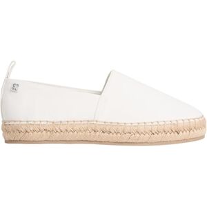 Calvin Damen Espadrilles Oblique Canvas mit Schlaufe, Weiß (Off White), 41 Calvin Damen Espadrilles Oblique Canvas mit Schlaufe, Weiß (Off White), 41
