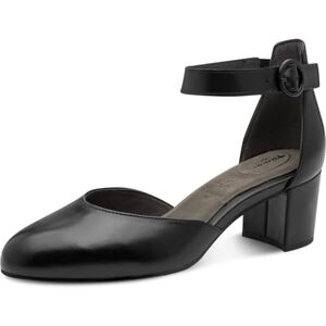 Tamaris Comfort Damen Pumps mit Riemen aus Leder Elegant, Schwarz (Black Nappa), 37 EU Tamaris Comfort Damen Pumps mit Riemen aus Leder Elegant, Schwarz (Black Nappa), 37 EU