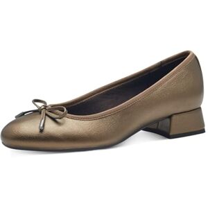 MARCO TOZZI Damen Pumps mit Schleife Elegant, Gold (Dark Gold), 41 EU MARCO TOZZI Damen Pumps mit Schleife Elegant, Gold (Dark Gold), 41 EU
