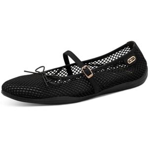 Tamaris Damen Ballerina mit Strap flach, schwarz, 40 EU Tamaris Damen Ballerina mit Strap flach, schwarz, 40 EU