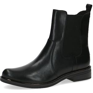 CAPRICE Damen Chelsea Boots Kleiner Absatz Elegant, Schwarz (Black Nappa), 37 EU CAPRICE Damen Chelsea Boots Kleiner Absatz Elegant, Schwarz (Black Nappa), 37 EU