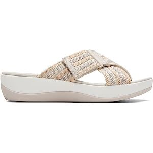 Clarks Damen Arla Wave Schiebe-Sandalen, Beige Combi, 39 EU Clarks Damen Arla Wave Schiebe-Sandalen, Beige Combi, 39 EU