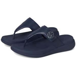 Fitflop Women's F-mode Go Beadie-button Adj. Flatform T/P SandalsSandal, navy, 40 EU Fitflop Women's F-mode Go Beadie-button Adj. Flatform T/P SandalsSandal, navy, 40 EU
