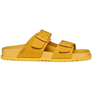 Geox Damen D SANDYBETT A Flat Sandal, DK Yellow, 39 EU Geox Damen D SANDYBETT A Flat Sandal, DK Yellow, 39 EU