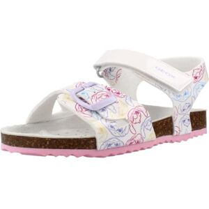Geox Mädchen J Adriel Girl C Sandalen, C1364 White Dk Pink, 36 EU Geox Mädchen J Adriel Girl C Sandalen, C1364 White Dk Pink, 36 EU