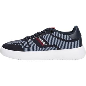 Tommy Hilfiger Herren Cupsole Sneaker Modern Knit mit Logo-Print, Blau (Desert Sky), 43 Tommy Hilfiger Herren Cupsole Sneaker Modern Knit mit Logo-Print, Blau (Desert Sky), 43